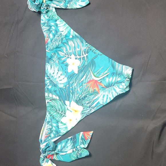 Tropical halter tie side bikini bottoms - Picture 4 of 8
